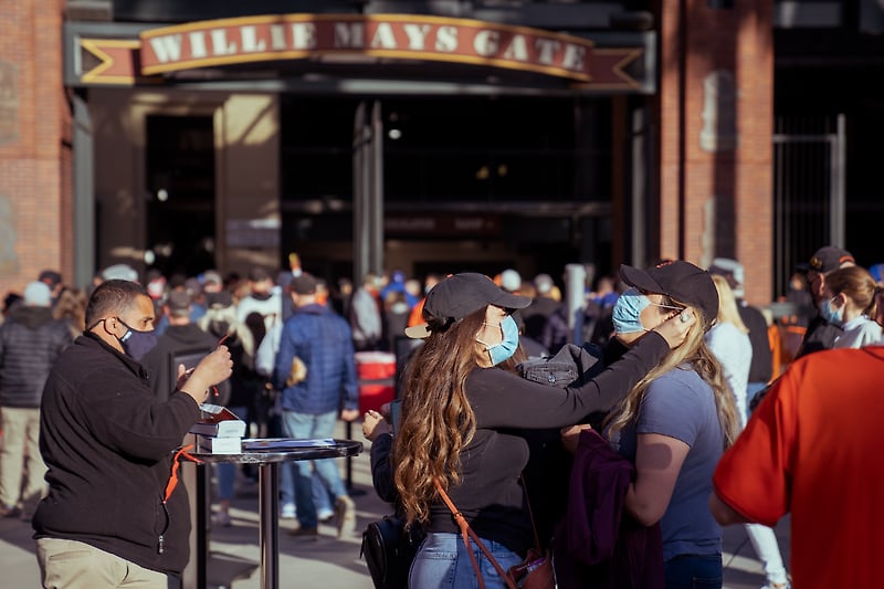 SF Giants Oracle Park Fans. (2020) - Philip Wyers
